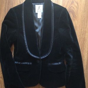 Women's Mendocino velvet tuxedo blazer